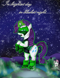 Size: 750x977 | Tagged: safe, artist:alfredofroylan2, rarity, sweetie belle, g4, comic, green lantern