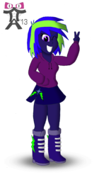 Size: 1273x2280 | Tagged: safe, artist:tofer18, oc, oc only, oc:aurora borealis, equestria girls, g4, solo