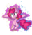 Size: 1030x1130 | Tagged: safe, artist:aquadiamonds, pinkie pie, earth pony, pony, g4, arms wide open, cross-eyed, ear fluff, female, happy, mare, open mouth, silly, simple background, solo, tongue out, transparent background