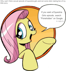 Size: 421x457 | Tagged: safe, idw, fluttershy, friendship is magic #3, g4, my little pony: friendship is magic (idw), bad advice fluttershy, exploitable meme, female, meme, solo