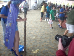 Size: 2560x1920 | Tagged: safe, artist:sarahn29, trixie, human, bronycon, bronycon 2013, g4, cosplay, high heels, irl, irl human, photo, spaghetti, youtube