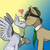 Size: 1024x1024 | Tagged: safe, artist:augustraes, artist:harold-genhi, derpy hooves, doctor whooves, time turner, pegasus, pony, g4, female, kissing, male, mare, ship:doctorderpy, shipping, straight