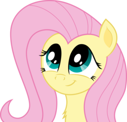 Size: 6262x6000 | Tagged: safe, artist:mactavish1996, fluttershy, g4, absurd resolution, chest fluff, cute, female, happy, simple background, solo, transparent background, vector