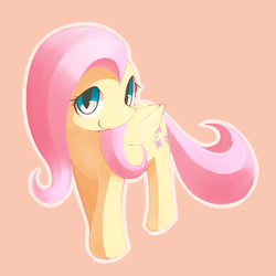 Size: 600x600 | Tagged: safe, artist:gakufm, fluttershy, g4, female, solo