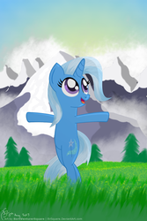 Size: 1000x1500 | Tagged: safe, artist:bvsquare, trixie, pony, g4, bipedal, female, solo, the sound of music