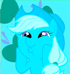 Size: 424x444 | Tagged: safe, applejack, g4, blue, dashface, female, recolor, solo