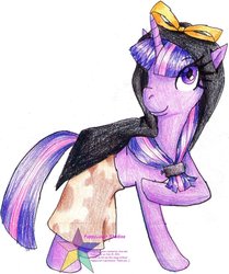 Size: 900x1075 | Tagged: safe, artist:puppyluver, twilight sparkle, g4, female, nintendo, solo, the legend of zelda, the legend of zelda: twilight princess, traditional art