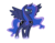 Size: 3200x2519 | Tagged: safe, artist:9x18, princess luna, g4, season 4, female, frown, glare, simple background, solo, spread wings, stern, transparent background, vector