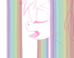 Size: 1024x800 | Tagged: safe, artist:gela-g-i-s-gela, rainbow dash, g4, female, rainbow, solo, tongue out