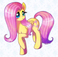 Size: 900x874 | Tagged: safe, artist:puriponii, fluttershy, g4, female, solo