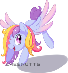 Size: 1024x1096 | Tagged: safe, artist:chesnutts, oc, oc only, oc:glittering cloud, solo