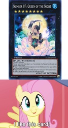 Size: 1021x1904 | Tagged: safe, fluttershy, g4, card, happy, yu-gi-oh!