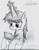 Size: 1682x2136 | Tagged: safe, artist:digitaldomain123, oc, oc only, oc:dripdrop, pony, unicorn, 3ds, magic, male, monochrome, solo, stallion