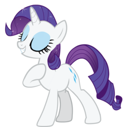 Size: 993x988 | Tagged: safe, artist:foxxarius, rarity, g4, alternate hairstyle, female, simple background, solo, transparent background, vector