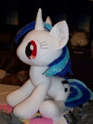 Size: 960x1280 | Tagged: safe, artist:dludnerad, dj pon-3, vinyl scratch, g4, doll, irl, photo, plushie