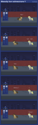 Size: 416x1359 | Tagged: safe, artist:tails200, derpy hooves, doctor whooves, time turner, pegasus, pony, g4, comic, crossover, doctor who, female, mare, ponified, tardis