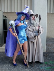 Size: 600x800 | Tagged: safe, artist:sarahn29, trixie, human, g4, cosplay, gandalf, irl, irl human, photo