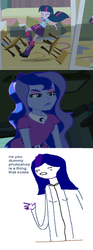 Size: 912x2464 | Tagged: safe, princess luna, twilight sparkle, equestria girls, g4, comic, paint