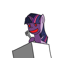 Size: 4096x3072 | Tagged: safe, twilight sparkle, g4, cake box, creepy, female, solo