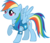 Size: 5896x5079 | Tagged: dead source, safe, artist:waranto, rainbow dash, pegasus, pony, g4, winter wrap up, absurd resolution, clothes, female, looking up, mare, raised hoof, show accurate, simple background, solo, spread wings, transparent background, vector, vest, weather team, wings, winter wrap up vest