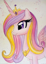 Size: 667x922 | Tagged: safe, artist:prettypinkpony, princess cadance, alicorn, pony, g4, female, solo