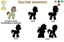 Size: 1100x726 | Tagged: safe, artist:mysterymelt, doctor whooves, time turner, g4, headcanon, pony profile, simple background, transparent background, vector