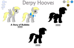 Size: 1100x726 | Tagged: safe, derpy hooves, pegasus, pony, g4, female, headcanon, mare, pony profile, reference sheet, simple background, transparent background, vector