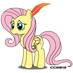 Size: 1280x1280 | Tagged: safe, artist:christiancerda, fluttershy, g4, female, solo