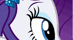 Size: 576x324 | Tagged: safe, screencap, rarity, equestria girls, g4, my little pony equestria girls, animated, eyelashes, female, solo, this is our big night