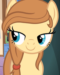 Size: 699x869 | Tagged: safe, screencap, oc, oc only, oc:cream heart, earth pony, pony, g4, bedroom eyes, female, mare, smiling, solo