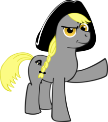 Size: 5000x5679 | Tagged: safe, oc, oc only, oc:creega message, earth pony, pony, absurd resolution, age of empires 3, dreamworks face, hat, male, solo, tricorne