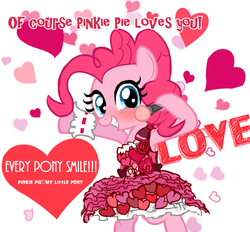 Size: 599x556 | Tagged: safe, artist:momo, pinkie pie, earth pony, pony, g4, bipedal, clothes, cute, diapinkes, dress, female, solo