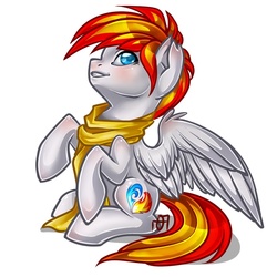 Size: 900x900 | Tagged: safe, artist:couratiel, oc, oc only, oc:heartfire, pegasus, pony, male, solo, stallion