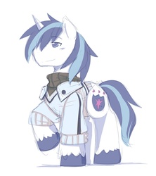 Size: 850x958 | Tagged: safe, artist:ende26, shining armor, g4, clothes, male, solo