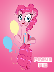 Size: 1278x1701 | Tagged: safe, artist:cindythehedgehog, pinkie pie, earth pony, anthro, unguligrade anthro, g4, female, solo, sonic the hedgehog (series), sonicified, style emulation