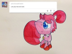 Size: 1280x960 | Tagged: safe, artist:adurot, oc, oc only, pony, ask-pony-kirby, solo, traditional art, tumblr