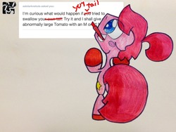 Size: 1280x960 | Tagged: safe, artist:adurot, oc, oc only, pony, ask-pony-kirby, solo, traditional art, tumblr