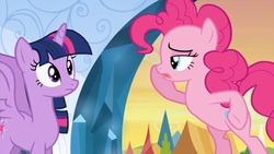 Size: 853x480 | Tagged: safe, screencap, pinkie pie, twilight sparkle, equestria girls, g4, out of context, twilight sparkle (alicorn)