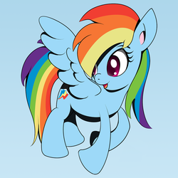 Size: 1500x1500 | Tagged: dead source, safe, artist:seriousarthos, rainbow dash, g4, female, solo