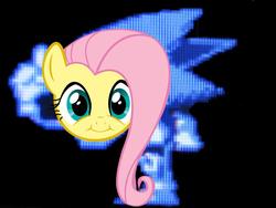 Size: 960x720 | Tagged: safe, fluttershy, g4, creepy, fun is infinite, sonic cd