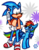 Size: 1673x2118 | Tagged: safe, artist:jayfoxfire, rainbow dash, g4, crossover, male, simple background, sonic the hedgehog, sonic the hedgehog (series), transparent background