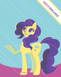 Size: 555x700 | Tagged: dead source, safe, artist:yousukou, merriweather, earth pony, pony, g3, g4, female, g3 to g4, generation leap, mare, rain, solo
