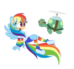 Size: 840x784 | Tagged: dead source, safe, artist:13throse, rainbow dash, tank, anthro, plantigrade anthro, g4, clothes, female, rainbow socks, simple background, socks, solo, sonic the hedgehog (series), sonicified, species swap, striped socks, style emulation, transparent background