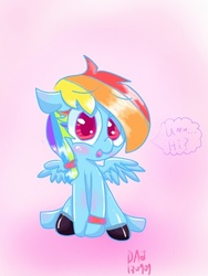 Size: 472x626 | Tagged: safe, rainbow dash, pegasus, pony, g4, ask-rainbowshy-plz, female, solo