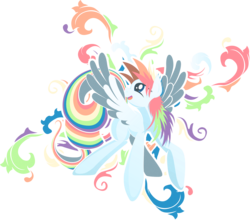 Size: 1920x1687 | Tagged: safe, artist:rariedash, rainbow dash, g4, female, solo