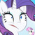 Size: 554x554 | Tagged: safe, rarity, sweetie belle, pony, unicorn, g4, female, filly, mare, wide eyes