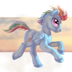 Size: 800x800 | Tagged: safe, artist:mohawkmax, rainbow dash, g4, female, solo