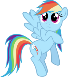 Size: 4000x4506 | Tagged: safe, artist:m99moron, rainbow dash, pegasus, pony, g4, absurd resolution, do not want, female, flying, looking up, mare, simple background, solo, transparent background, vector