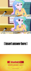 Size: 636x1452 | Tagged: safe, princess celestia, principal celestia, equestria girls, g4, cutie mark accessory, meme, starburst (candy)