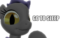 Size: 960x600 | Tagged: safe, artist:pinkie diane roosevelt phd, oc, oc only, oc:midnight blossom, bat pony, pony, 3d, gmod, reaction image, solo